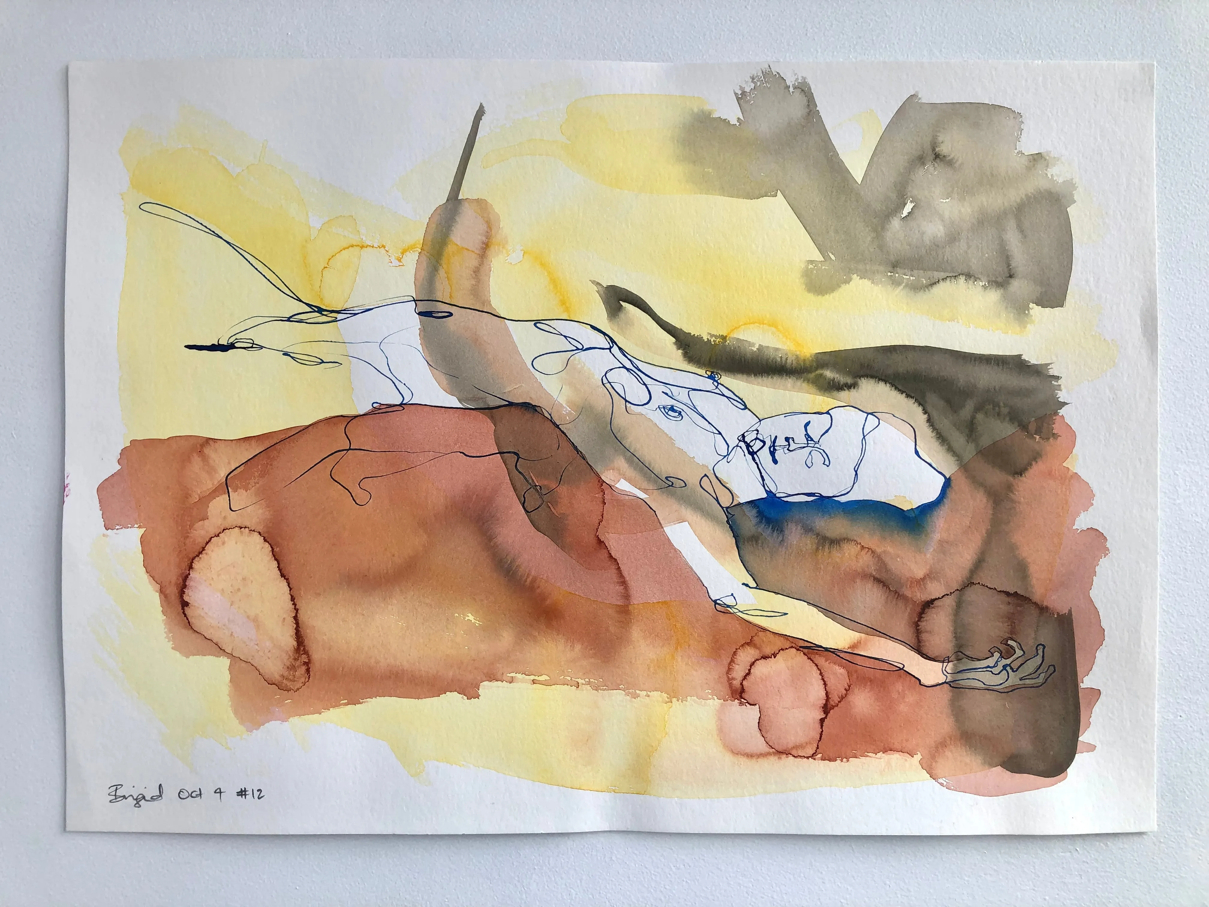 Drawn 3 (2022) ink on paper