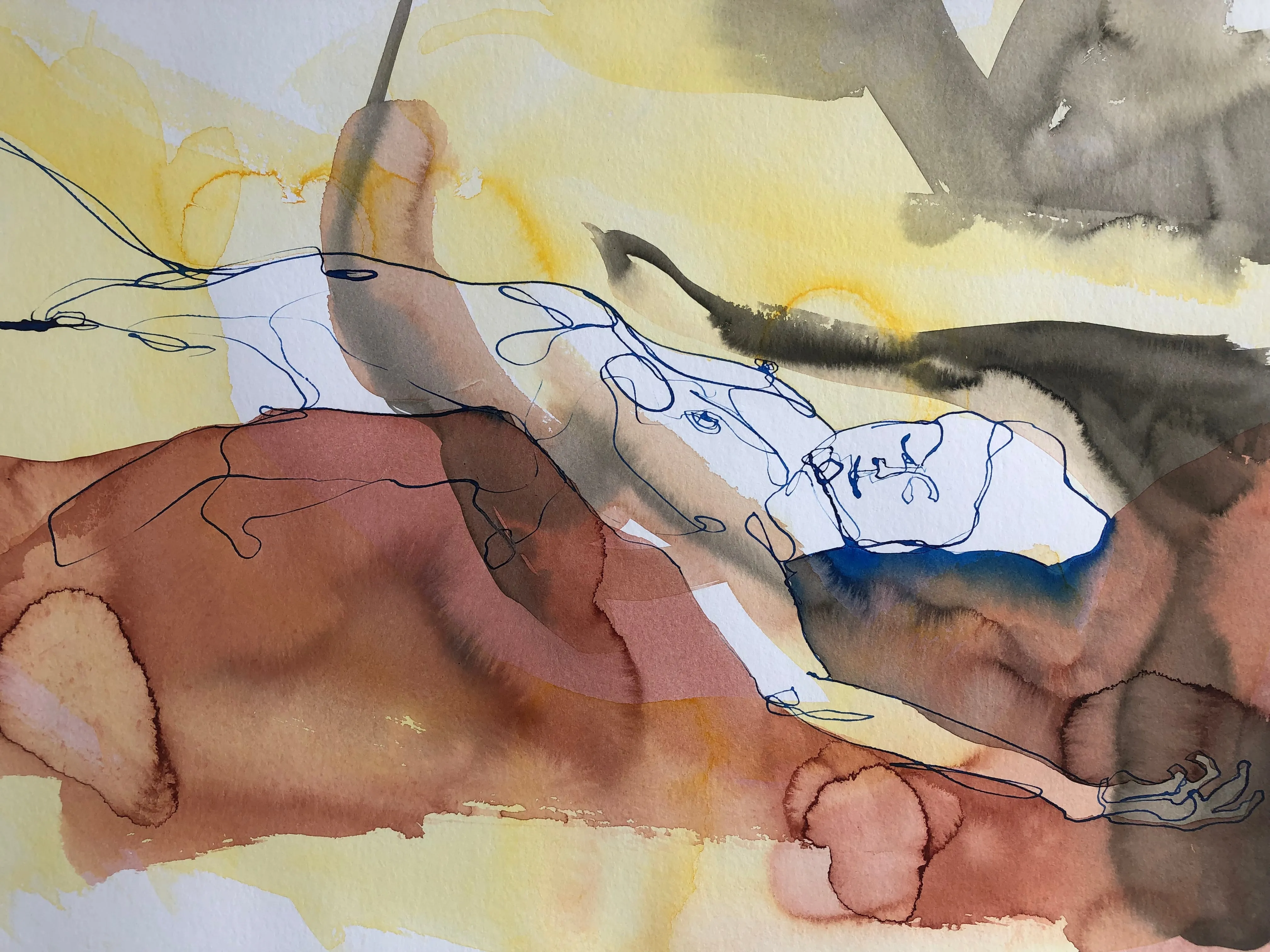 Drawn 3 (2022) ink on paper