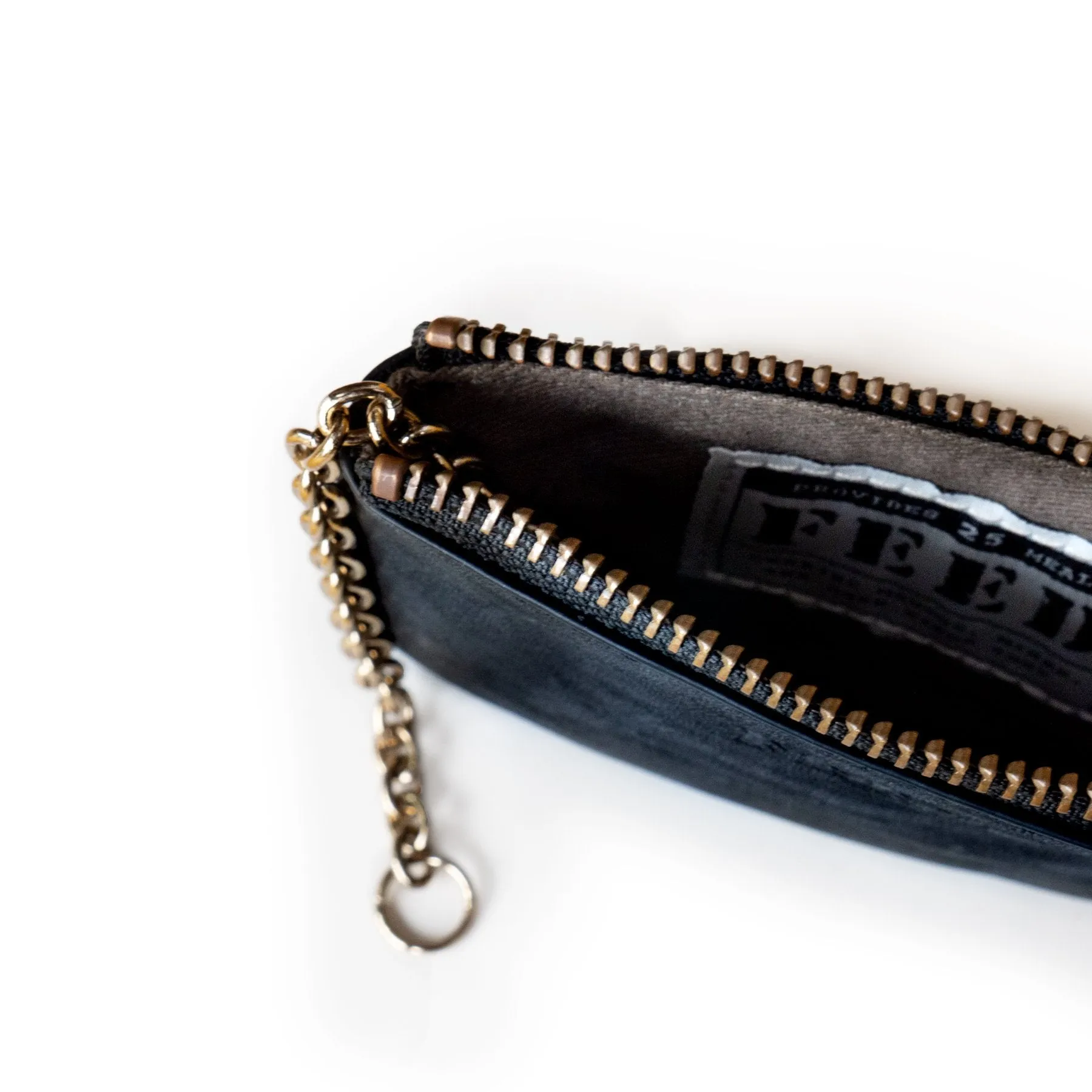 Mini Leather Zip Pouch