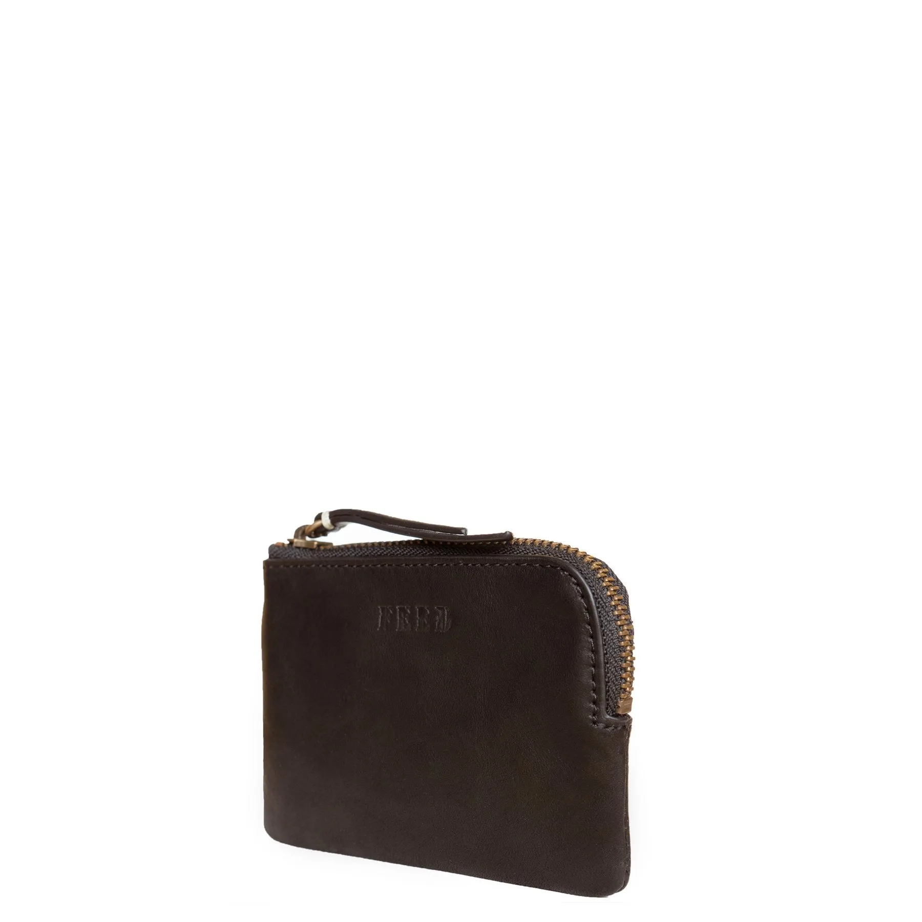 Mini Leather Zip Pouch