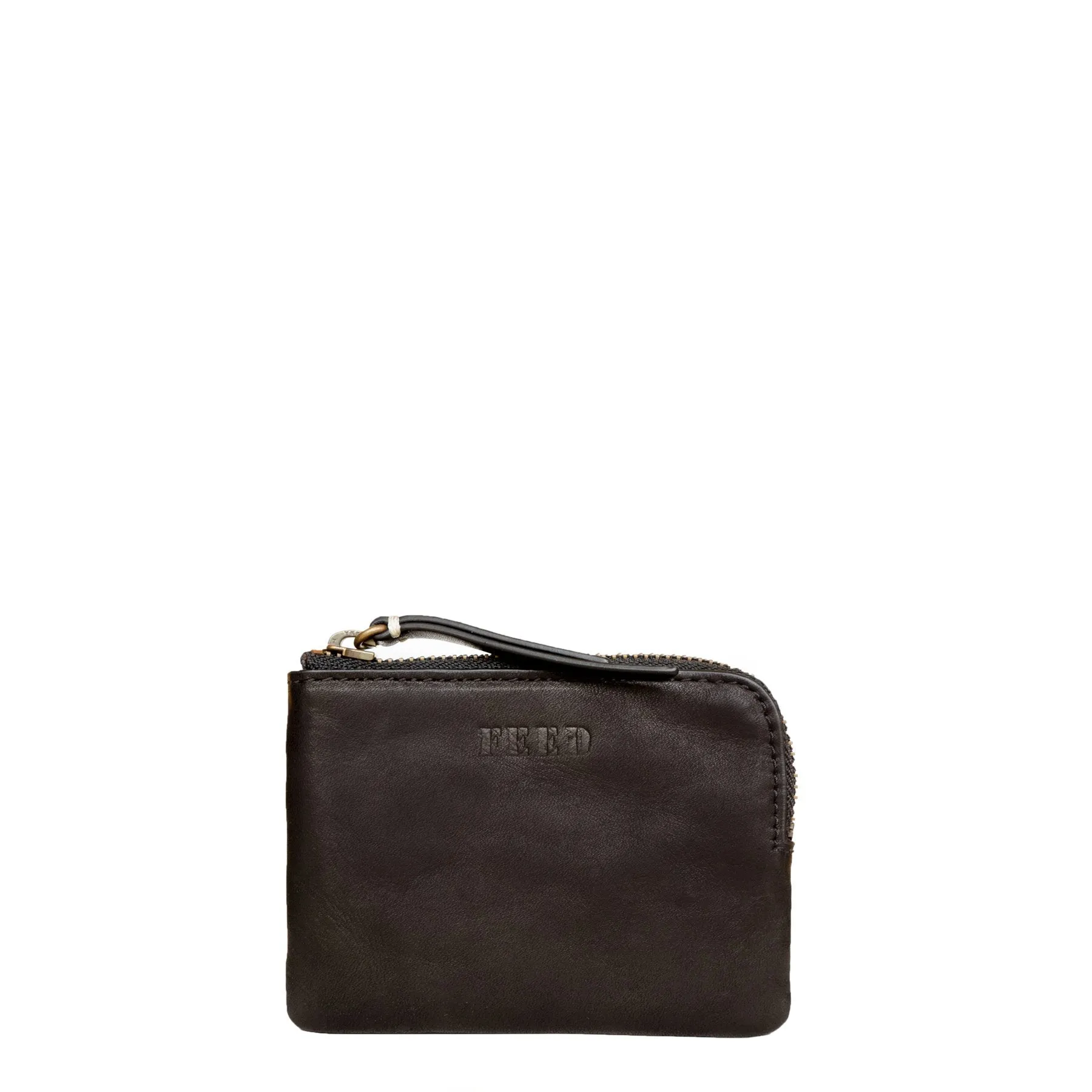 Mini Leather Zip Pouch